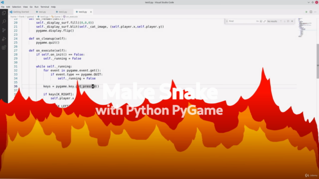 Create snake with Python PyGame - Screenshot_01