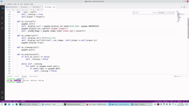 Create snake with Python PyGame - Screenshot_02