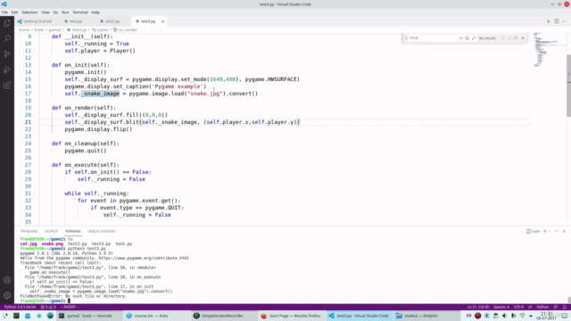 Create snake with Python PyGame - Screenshot_03