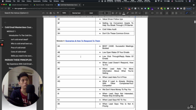 Cold Email Masterclass Course – Screenshot 1