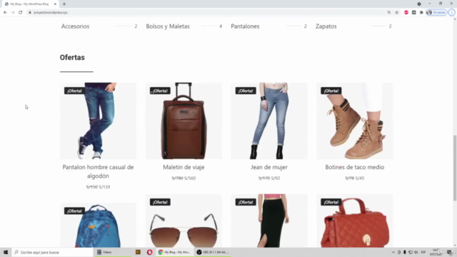 Tienda Online con Wordpress y Woocommerce – Screenshot 1
