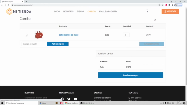 Tienda Online con Wordpress y Woocommerce – Screenshot 2