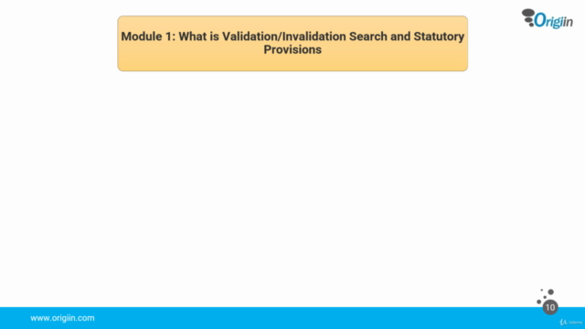 Certificate Course in Validity/Invalidity Search – Screenshot 3
