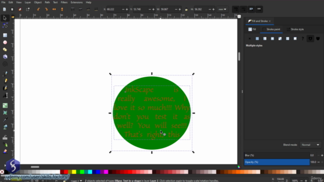 InkScape: Complete Training Course for Everyone – Screenshot 3