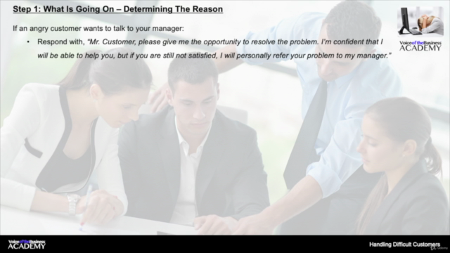 Handling Difficult Customers – Screenshot 4