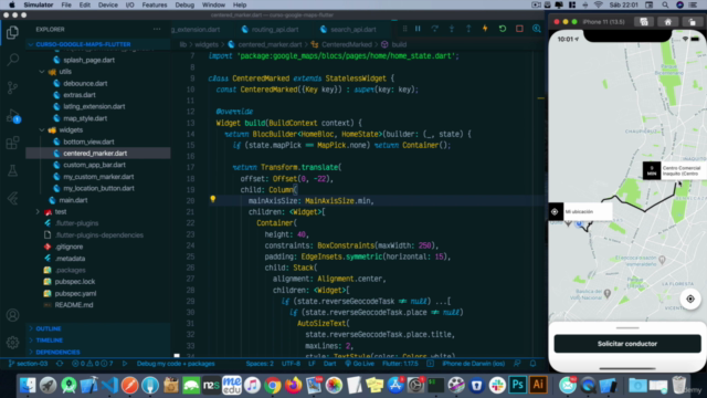 Flutter - Google Maps y Here maps API – Screenshot 2