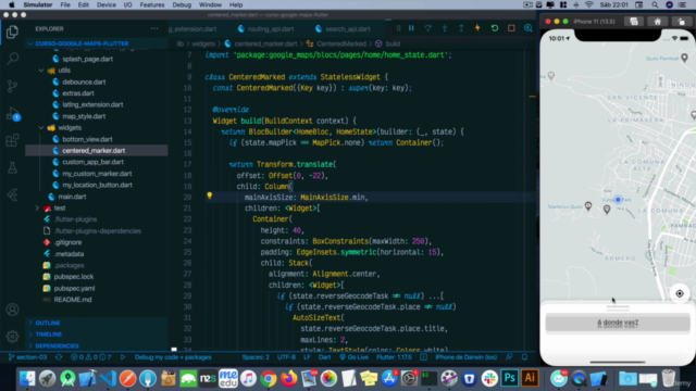 Flutter - Google Maps y Here maps API – Screenshot 3