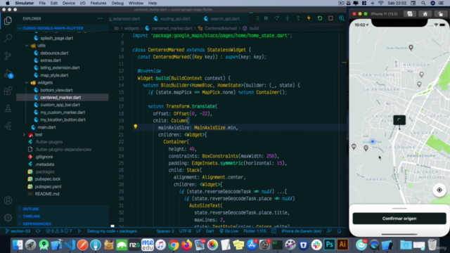 Flutter - Google Maps y Here maps API – Screenshot 4