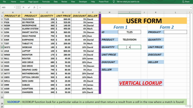 LOOKUP Excel Formulas: Learn Top Microsoft Excel Functions - Screenshot_01