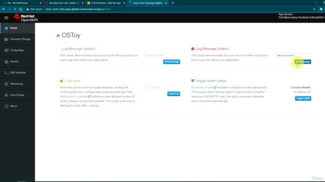 Deployment and Management of Azure red-hat open-shift ARO – Screenshot 3