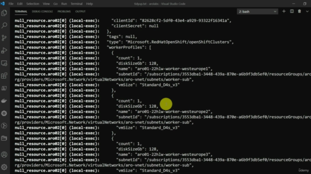 Deployment and Management of Azure red-hat open-shift ARO – Screenshot 4