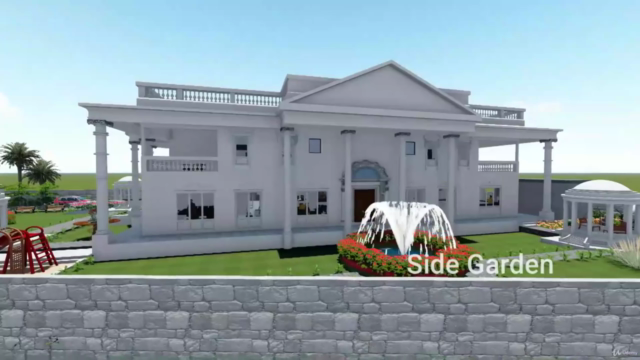 Architecture Planning of 4000 sqmt Luxurious Bungalow - Screenshot_01