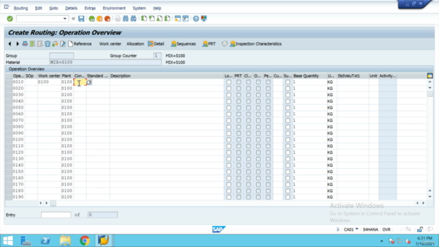 SAP S/4 HANA CO -Complete End to End Scenarios of "COSTING" – Screenshot 2