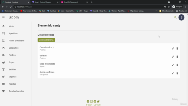 Nuxt.js - Framework de Vue.js con Strapi GraphQL – Screenshot 3