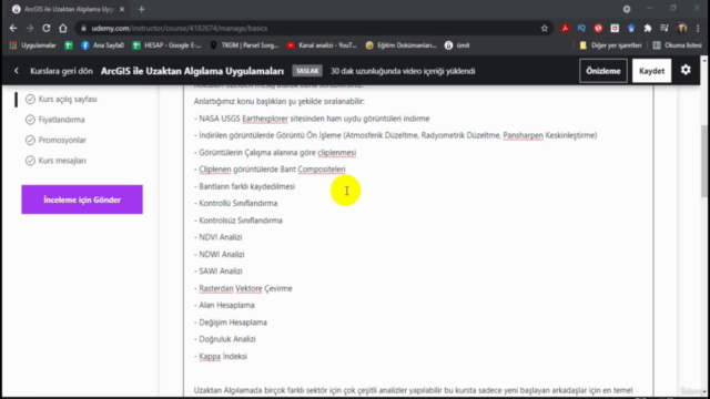 ArcGIS ile Uzaktan Algılama Uygulamaları – Screenshot 3
