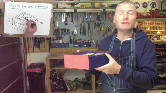 Woodworking: Make A Beautiful Wooden Box With A Sliding Lid – Screenshot 1