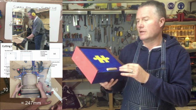 Woodworking: Make A Beautiful Wooden Box With A Sliding Lid – Screenshot 3