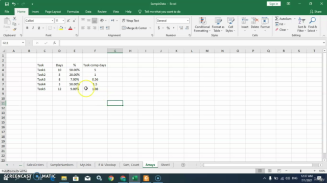 MS Excel Beginner to Intermediate Level Training – Screenshot 2