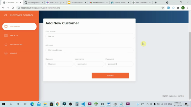 Object Oriented php: build real world project using OOP – Screenshot 1