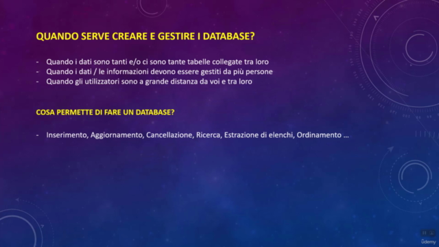 BASI DI DATI – Screenshot 3