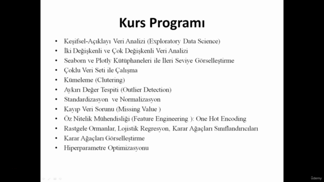 Python ile Veri Bilimi & Makine Öğrenmesi Projeleri A-Z™ – Screenshot 3