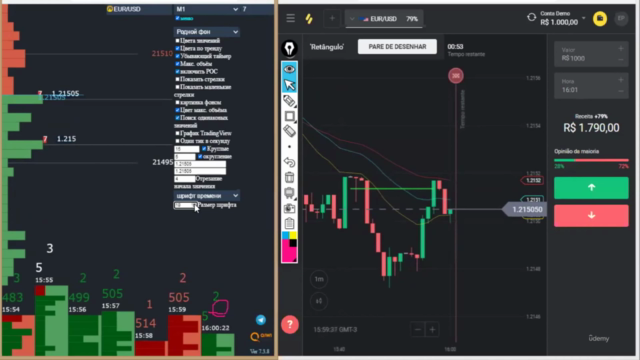 Va mod - Opções Binárias com Volume | Analise de Cluster | – Screenshot 3