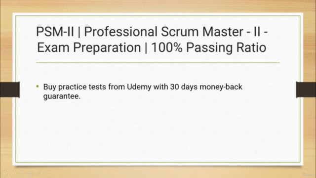 PSM2 Professional Scrum Master II certification Practice – Screenshot 4