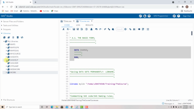 SAS Programming: a Comprehensive Reference Guide (to) – Screenshot 2