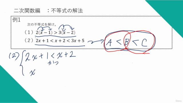 【60分以内で数学をスピード学習!】ひと口サイズの数学塾『二次関数編 不等式』 – Screenshot 1