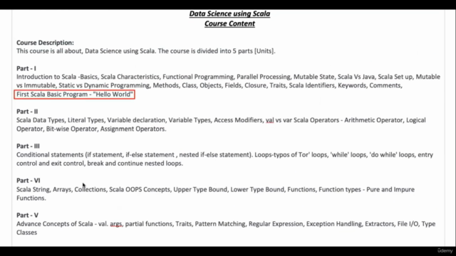 Learn Fundamentals of Scala: Beginner to Intermediate – Screenshot 1