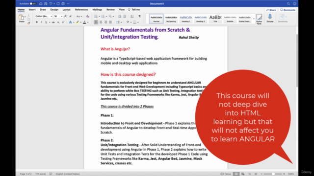 Angular Fundamentals from Scratch & Unit/Integration Testing – Screenshot 1