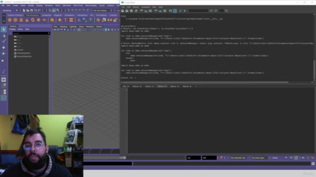 Intro to Python 3 for Maya 2022. – Screenshot 2