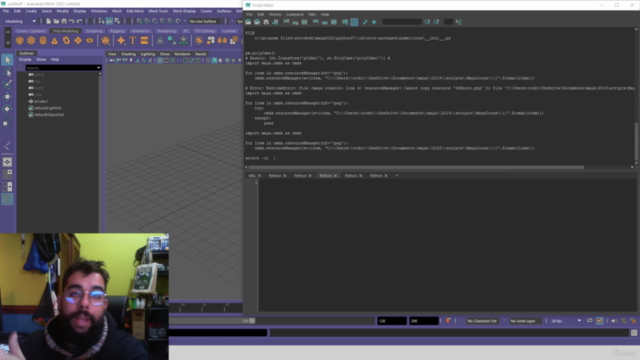 Intro to Python 3 for Maya 2022. – Screenshot 4
