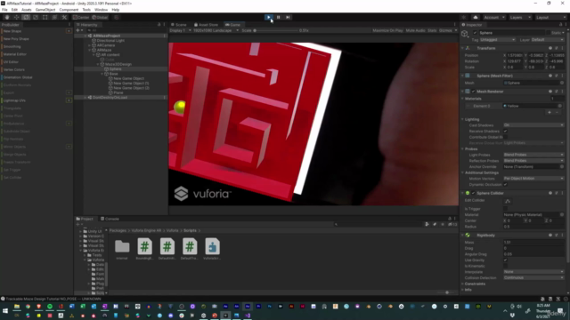 Augmented Reality Puzzle Mazes in Unity – Screenshot 2