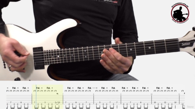 E-Gitarre lernen - Lerne Metal- & Rockriffs - Teil 4/4 – Screenshot 1