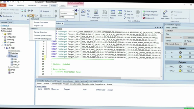 ABB Robot Studio – Screenshot 2