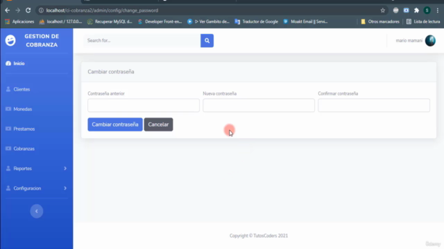 Crea un Sistema de Prestamos y Cobranzas en Codeigniter 3 – Screenshot 4