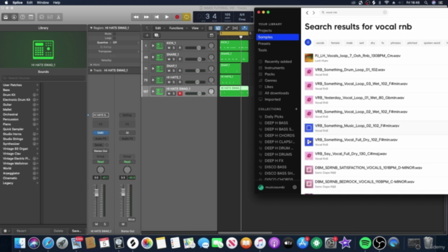 Music Production in Logic Pro x - Hip Hop Course Logic Pro x – Screenshot 2