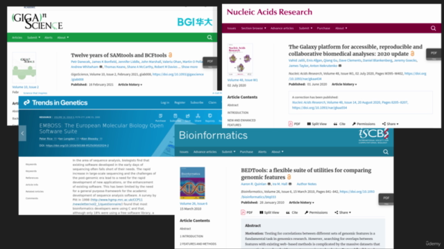 Practical Bioinformatics I – Screenshot 4