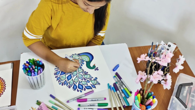 Learn to Draw Meditative Mandala-Beginner to Advanced Course – Screenshot 1
