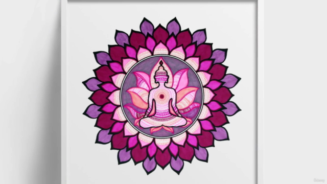 Learn to Draw Meditative Mandala-Beginner to Advanced Course – Screenshot 3