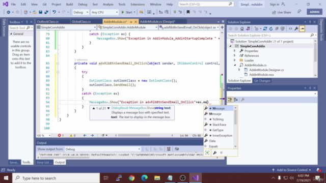 Outlook Desktop Add-ins Development For Beginners – Screenshot 3