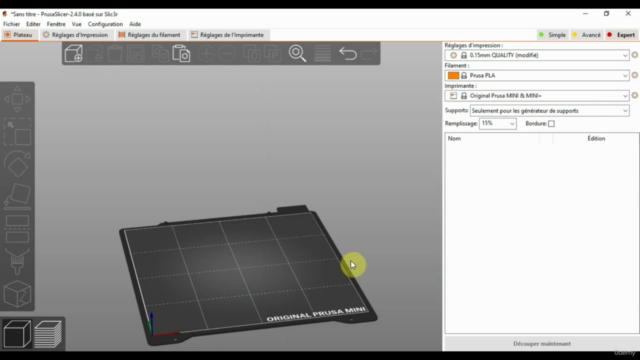 Prusa Slicer les bases – Screenshot 3