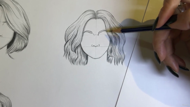 Hairstyle Drawing with Pencil- How to Draw Different Hair – Screenshot 2