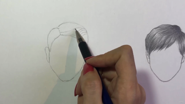 Hairstyle Drawing with Pencil- How to Draw Different Hair – Screenshot 4
