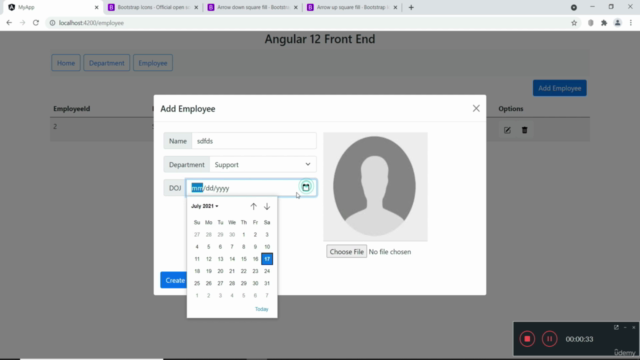 Create web app with Angular 12, .NET Core Web API & Mongo DB - Screenshot_04