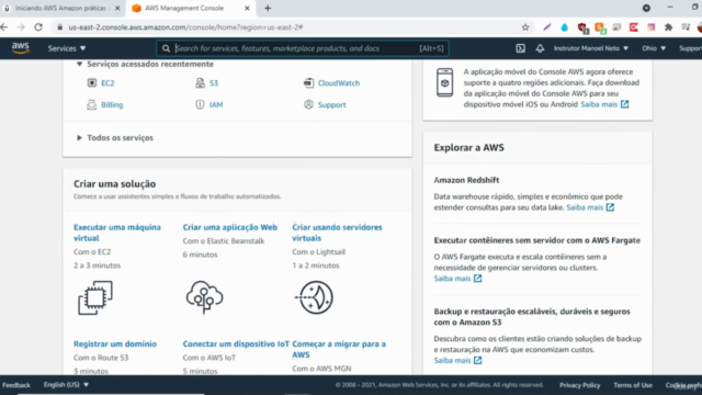 Iniciando AWS Amazon práticas para a certificação - Screenshot_01