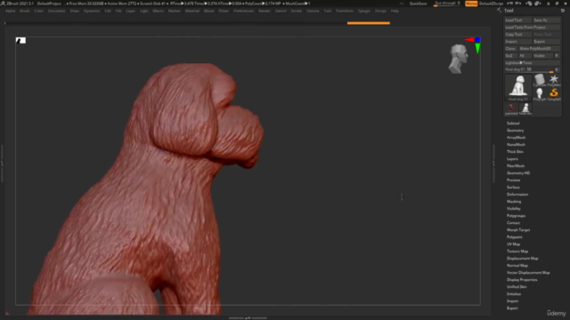 3d Modeling Zbrush Ultimate Course-beginners/advanced – Screenshot 1