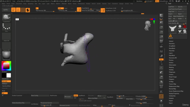 3d Modeling Zbrush Ultimate Course-beginners/advanced – Screenshot 2