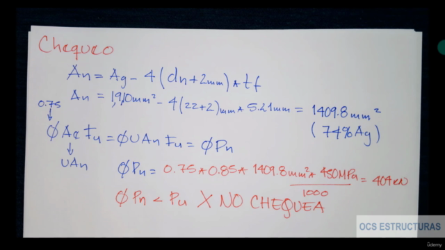 Estructuras de Acero III: Elementos a Tensión – Screenshot 3